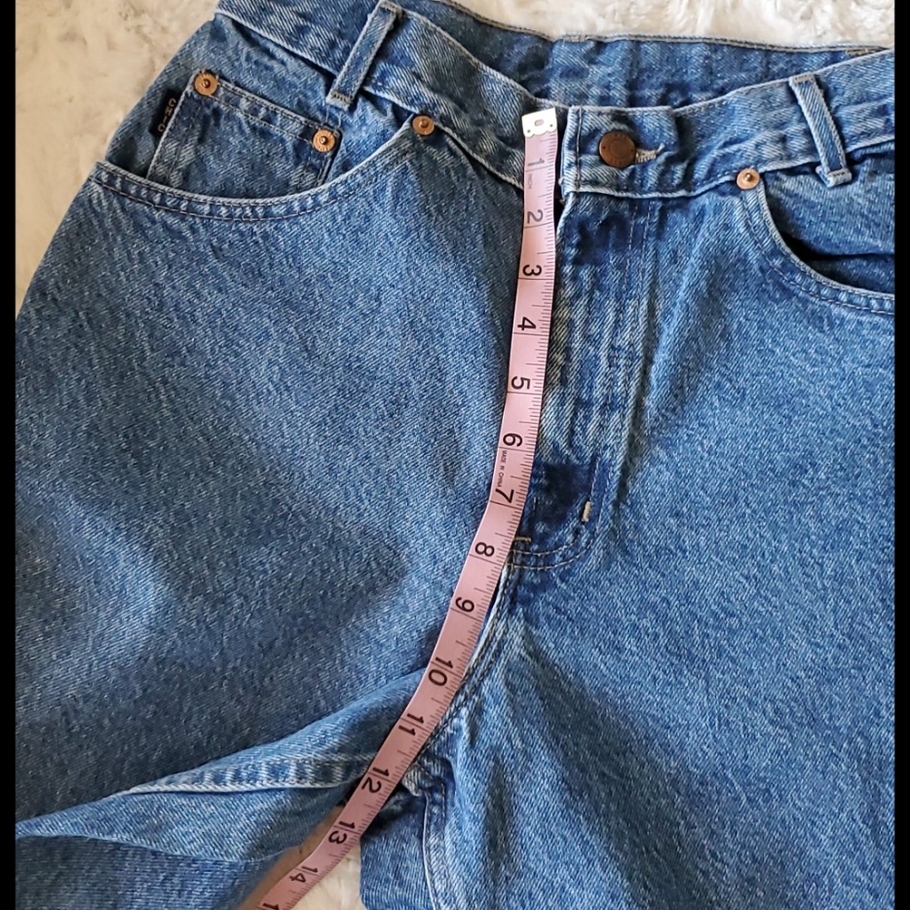 VINTAGE Chic Mom jeans HIGH rise size 6P retro 80s - Picture 9 of 10